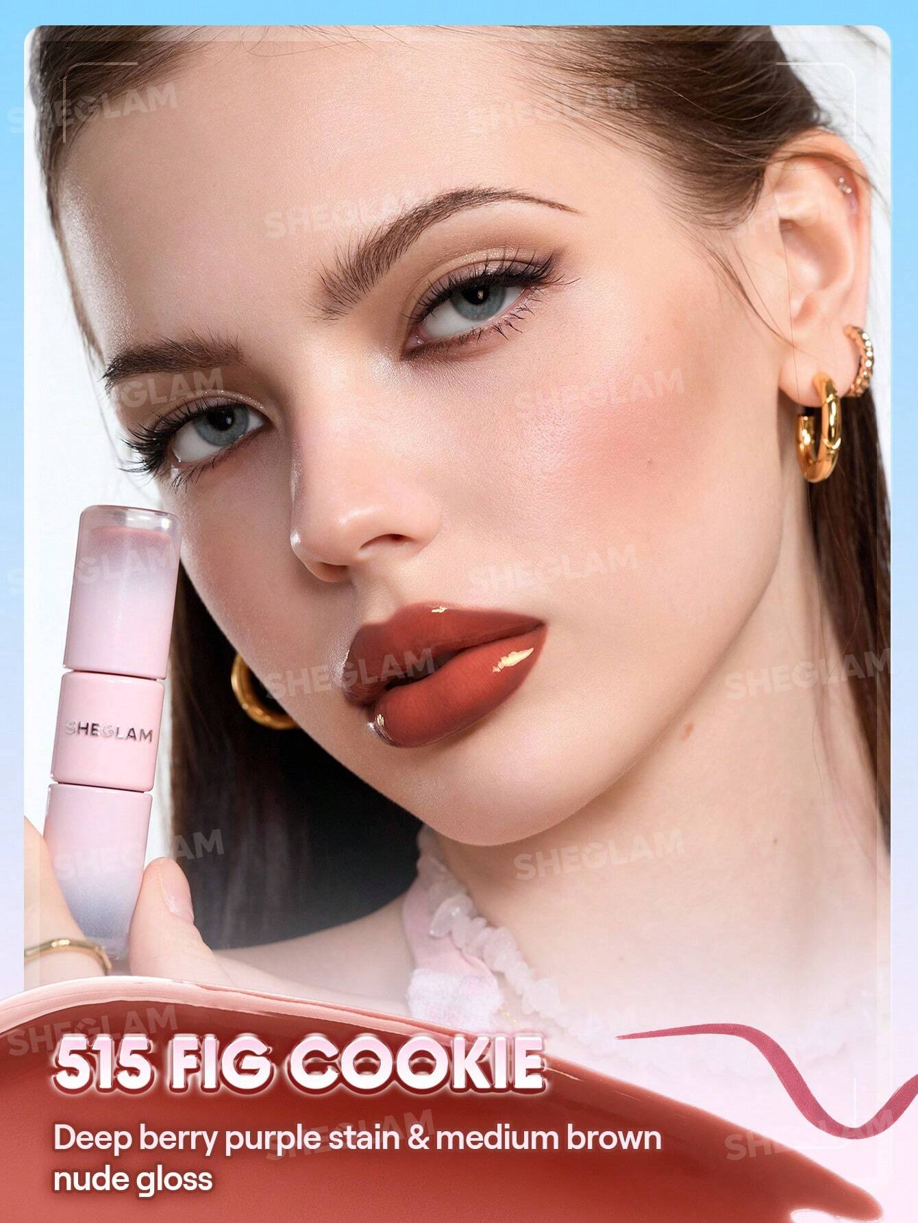 SHEGLAM Line To Shine Peel-Off Lip Stain & Gloss Duo - الصورة 31