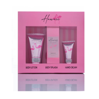 mood Hawaii 3-Pcs Hand Cream 50g Splash 175g and Lotion 150g Set