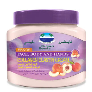 Natures Bounty Venos Peach Collagen Body Cream 600 ml