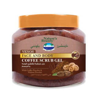 Nature s Bounty Venos Face and Body Coffee Scrub Gel 600 ml