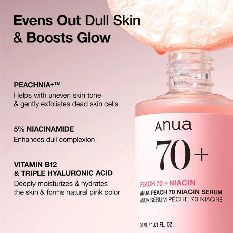 ANUA Peach 70% Niacinamide Serum 30 ml - الصورة 5