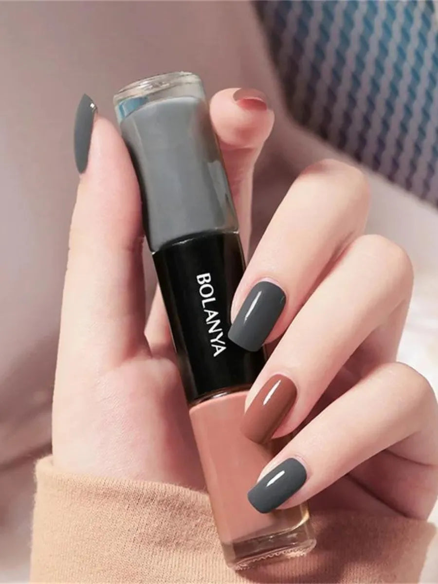 Shein Bolania 2-Color Quick Dry Nail Polish - الصورة 11