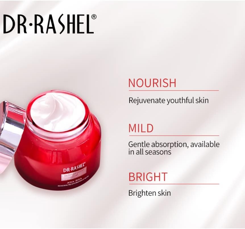 DR RASHEL AHA BHA Renewal Rejuvenating Face Cream - 50g - Image 2