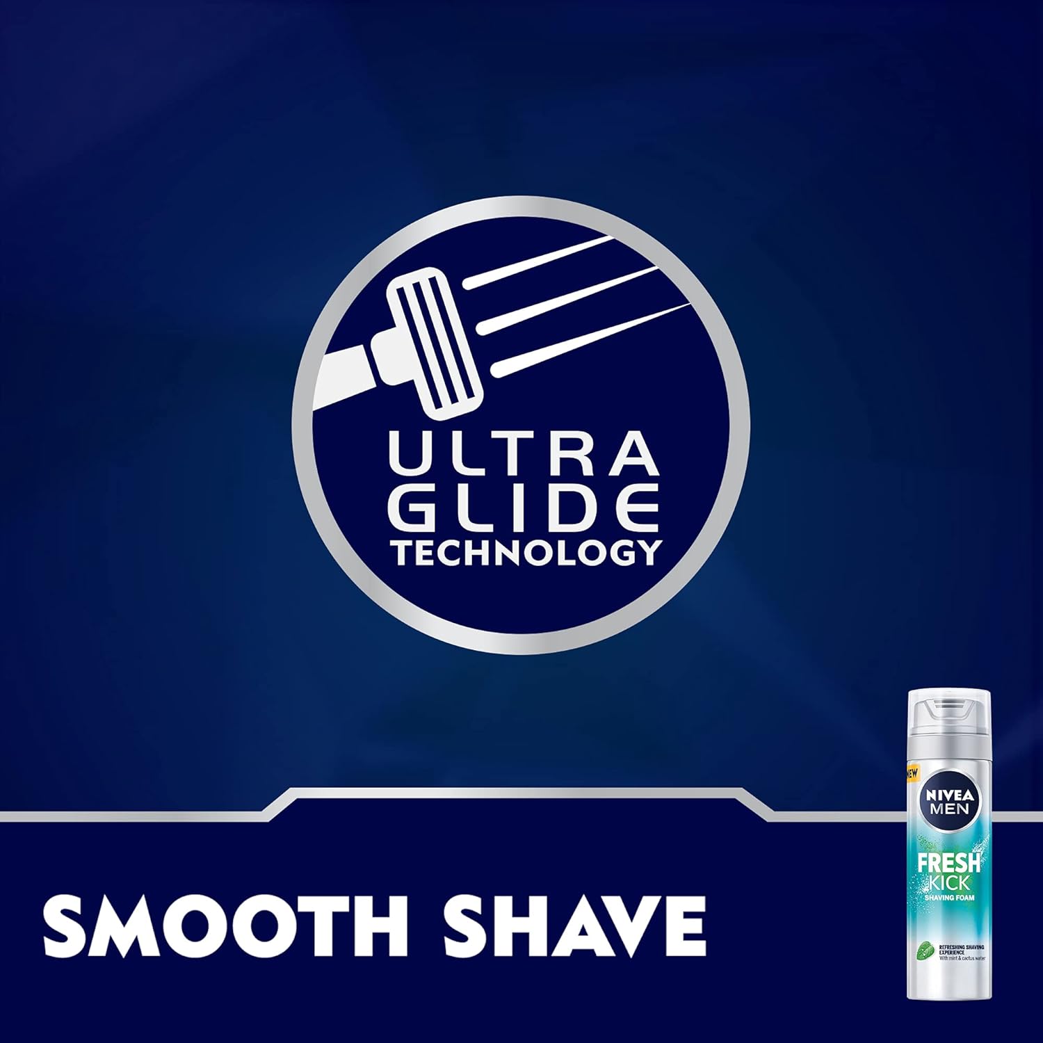 نيفيا Men Fresh Kick Shaving Foam 200مل - الصورة 2
