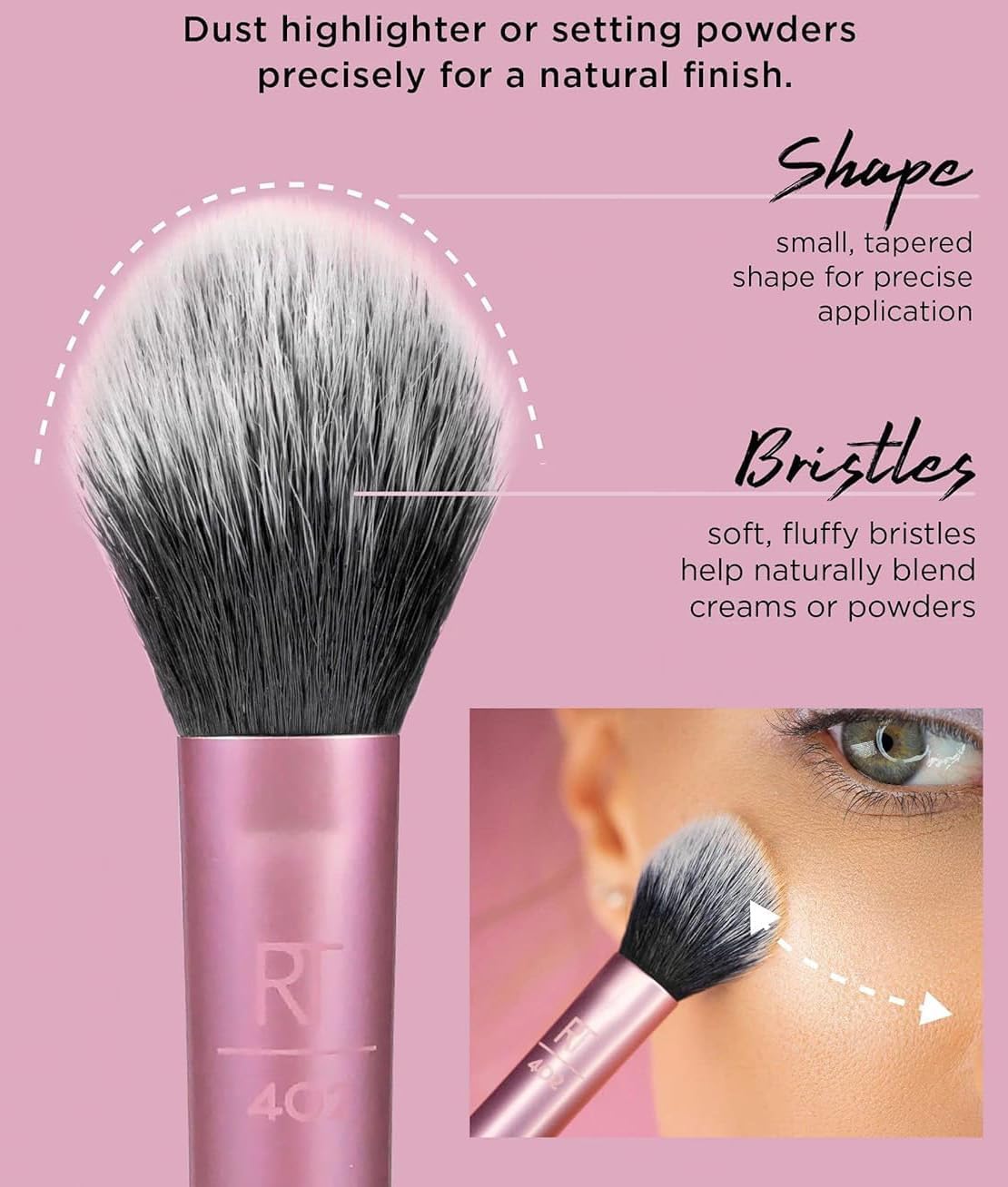 Real Techniques Face Essentials Makeup Brush Set - 5pcs - الصورة 4