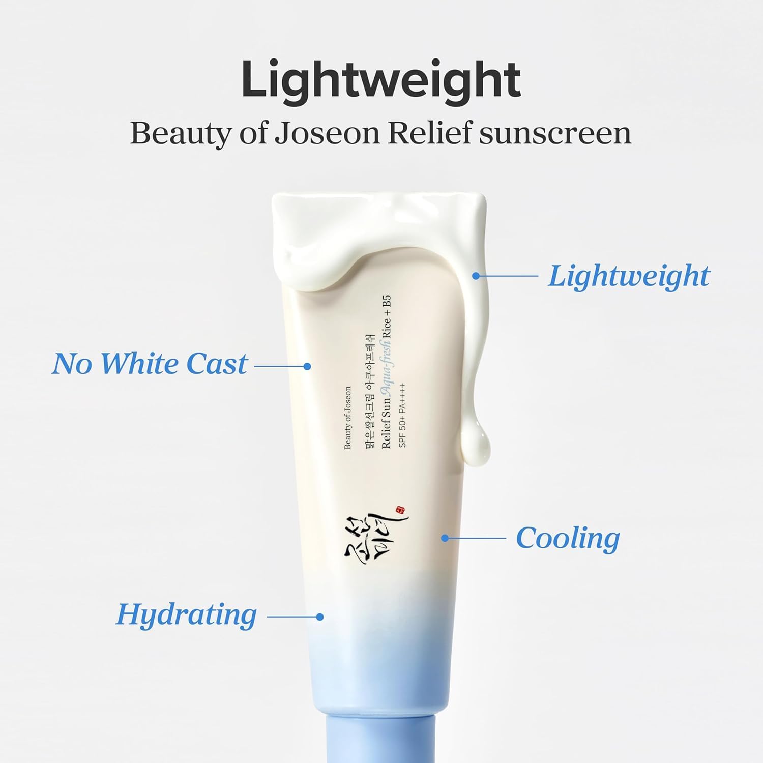 Beauty of Joseon Relief Sun Cream Aqua Fresh Rice + B5 50ml - الصورة 8