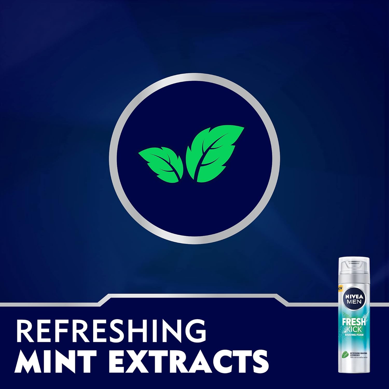 نيفيا Men Fresh Kick Shaving Foam 200مل - الصورة 3