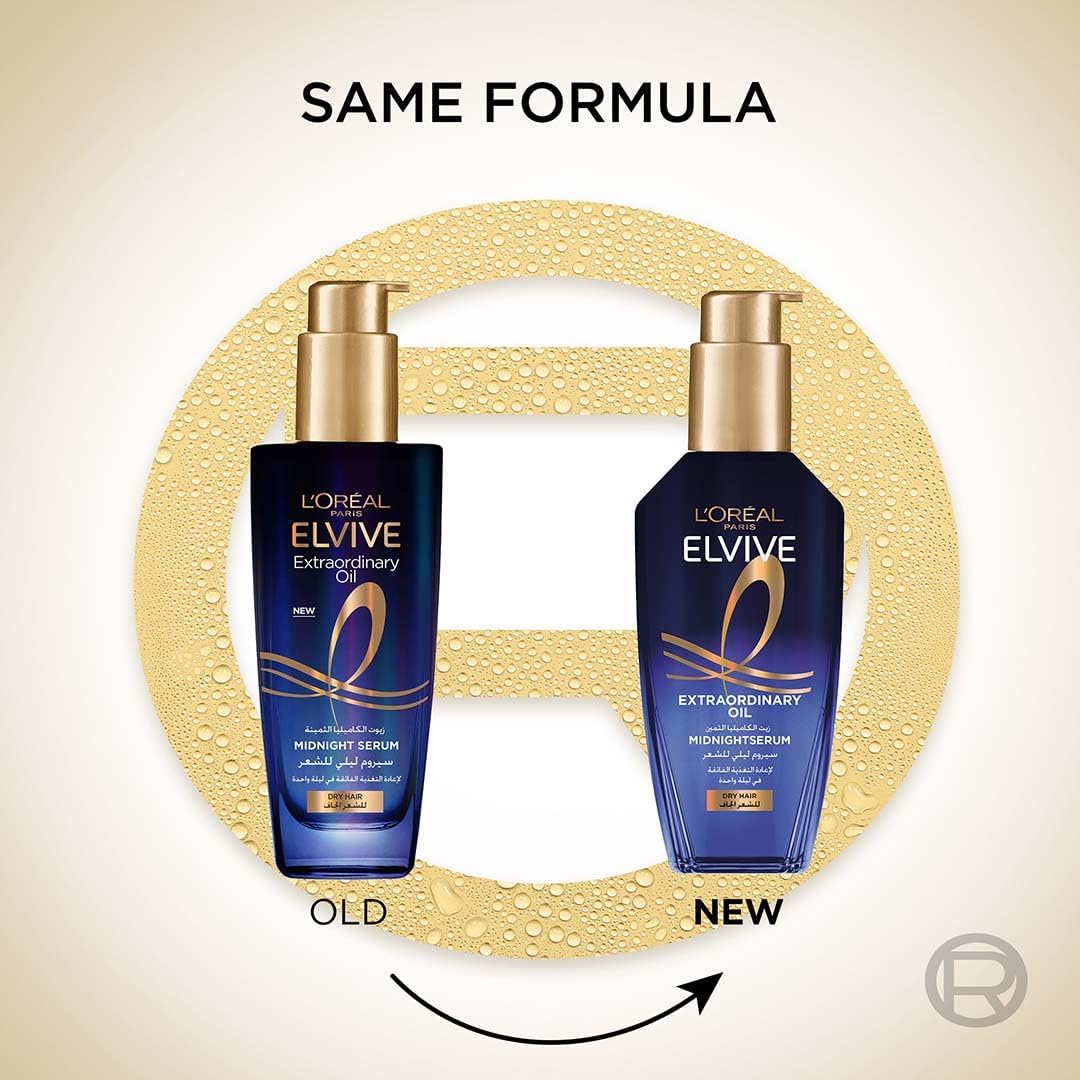 L'Oreal Elvive Extraordinary Oil Nourishing Midnight Serum - الصورة 9