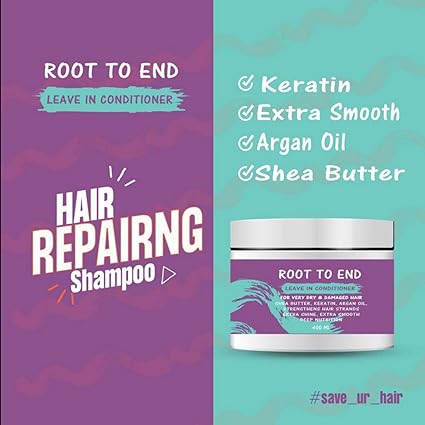 Root To End Conditioner For Dry And Damaged Hair 400ml - الصورة 3