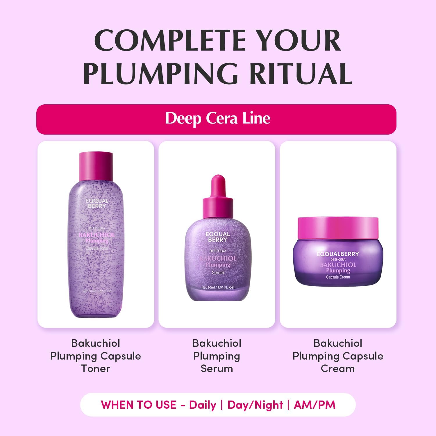 Eqqualberry Bakuchiol Plumping Capsule Toner 150ml - الصورة 5