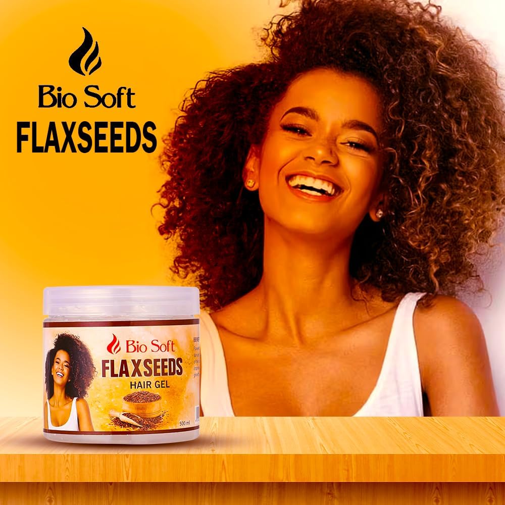 Bio soft Flaxseed Gel 500ml - الصورة 5