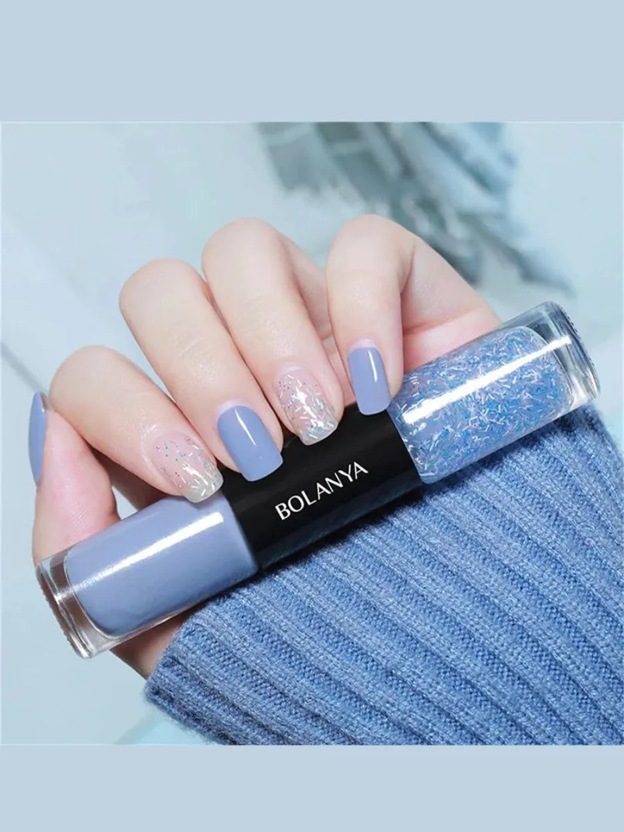 Shein Bolania 2-Color Quick Dry Nail Polish - الصورة 9