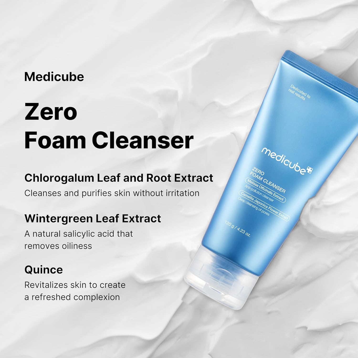 Medicube Zero Foam Cleanser 120ml - الصورة 3