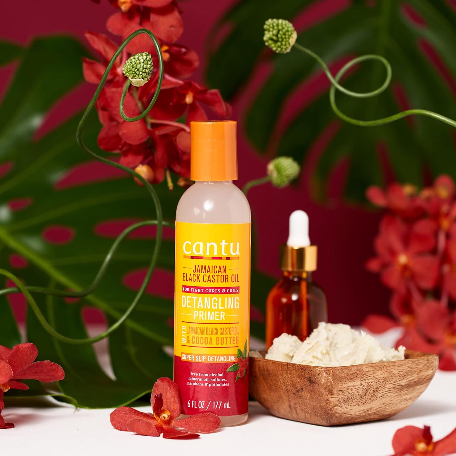 Cantu Black Castor Hair Conditioning Oil 177ml - الصورة 5