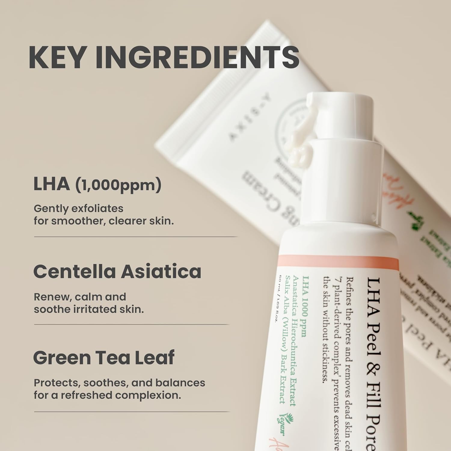 Axis-Y LHA Peel and Fill Pore Balancing Cream 50ml - الصورة 7