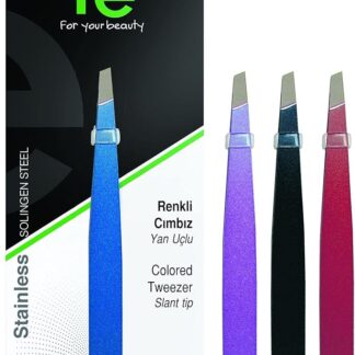Fe color tweezers slant tip 032