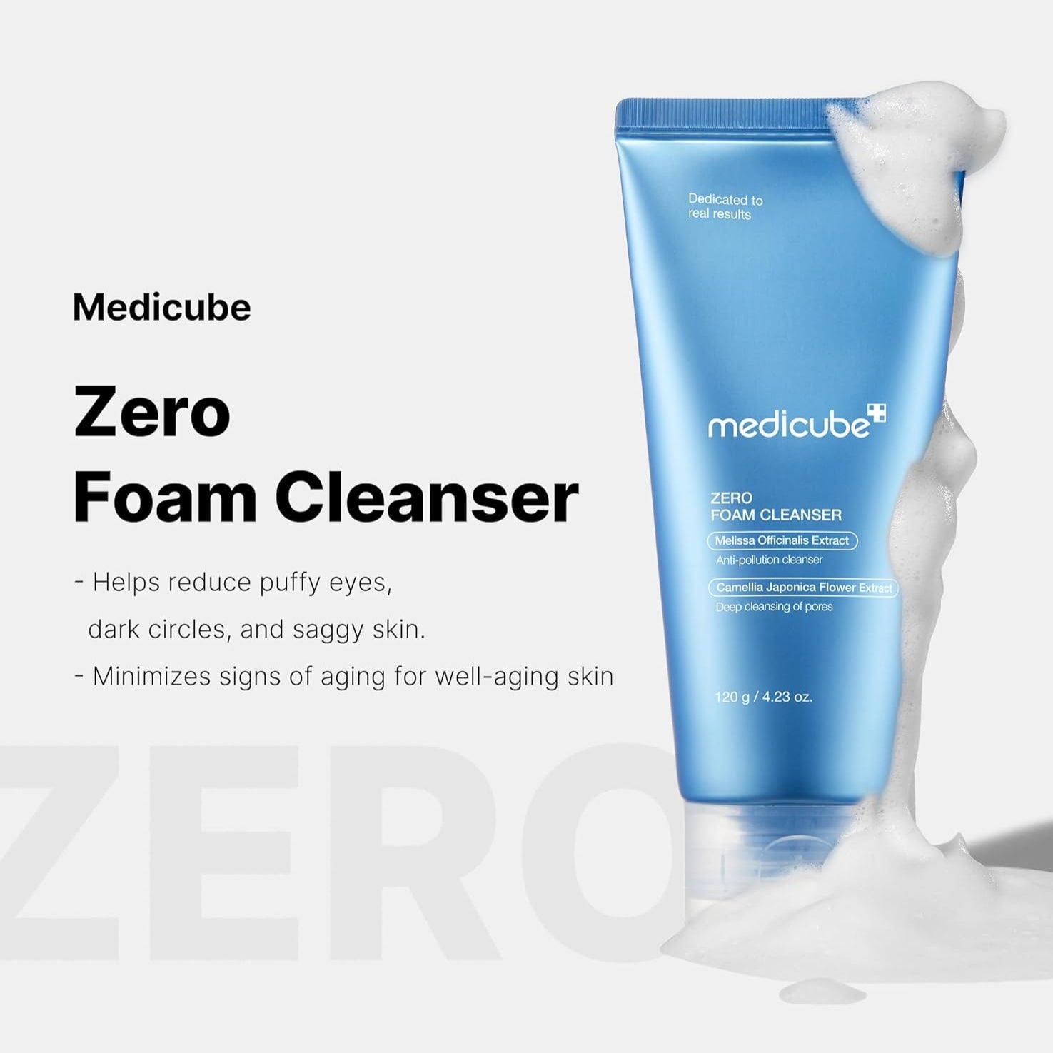 Medicube Zero Foam Cleanser 120ml - الصورة 2