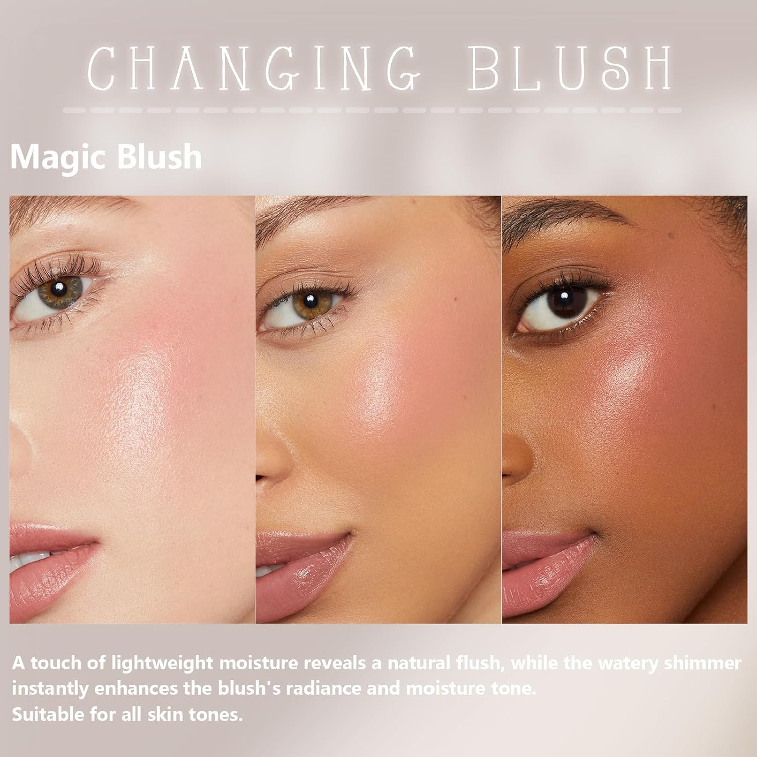 Ever Beauty Lip و Cheek 2 In 1 Magic بلاشر - 35مل - الصورة 4