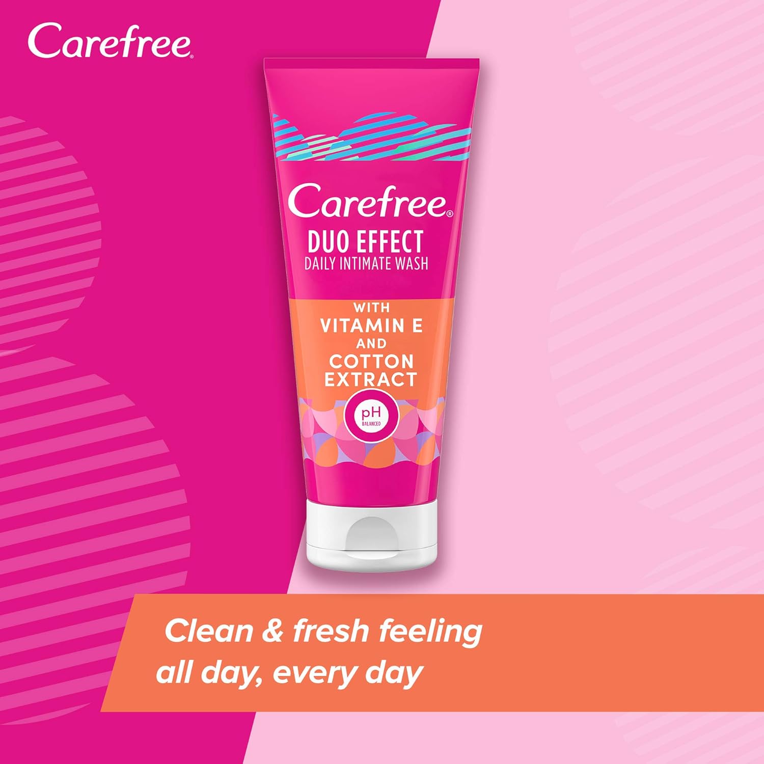 Carefree Effect Daily Intimate Wash with Vitamin E and Cotton Extract 200 ml - الصورة 4