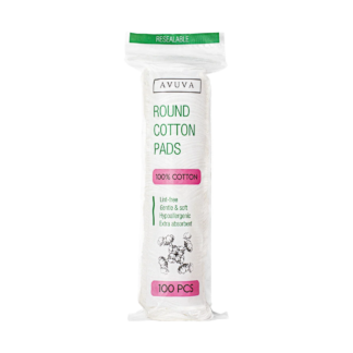 Avuva Round Cotton Pads 100 Piece