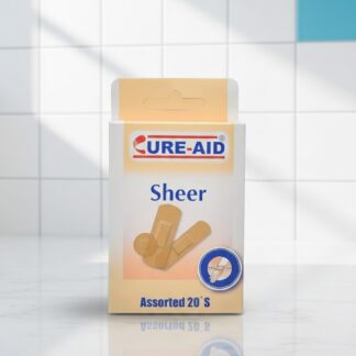 Cure aid sheer 20-Pcs 4 packs