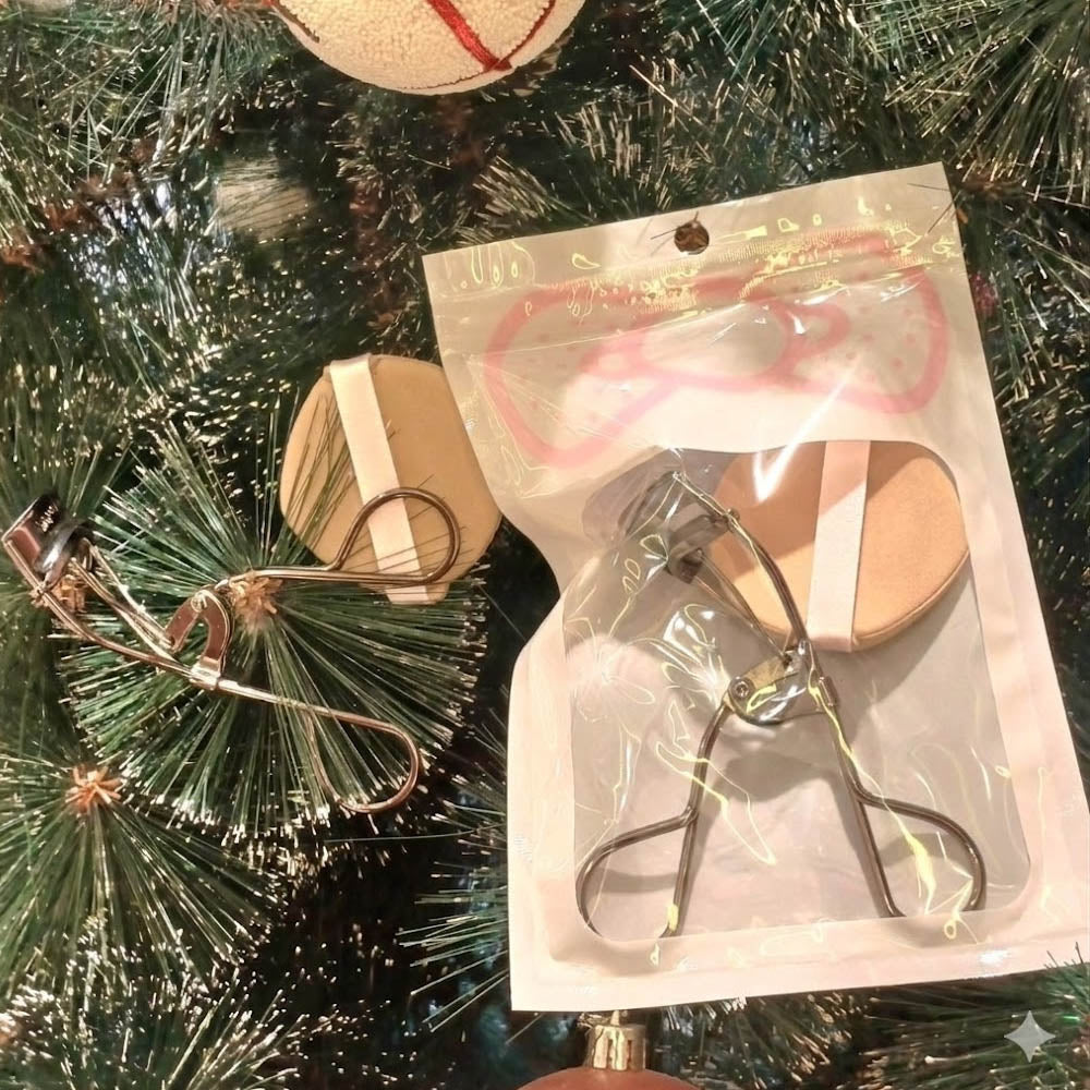 Abou Yousef Eyelash Curler + 2 Powder Puff - الصورة 2