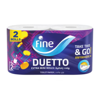 Fine Duetto Toilet Paper 2ply