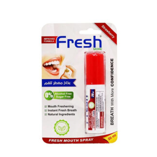 Fresh Mouth Spray Strawberry Flavor 20 Ml