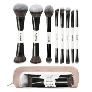 Maange 8Pcs Makeup Brush With Bag