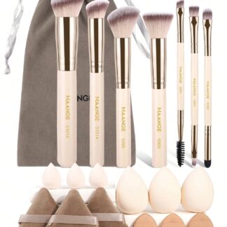 Maange Makeup Brush Set 7-12 Pcs Travel Kit
