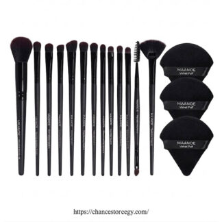 Maange Makeup brush set 13 pieces and 3 sponge pieces