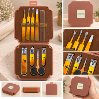 Mini Manicure Set Nail Clipper Sets - 9Pcs