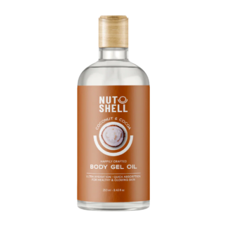 Nutshell Coconut and Cocoa Body Gel Oil 250ml