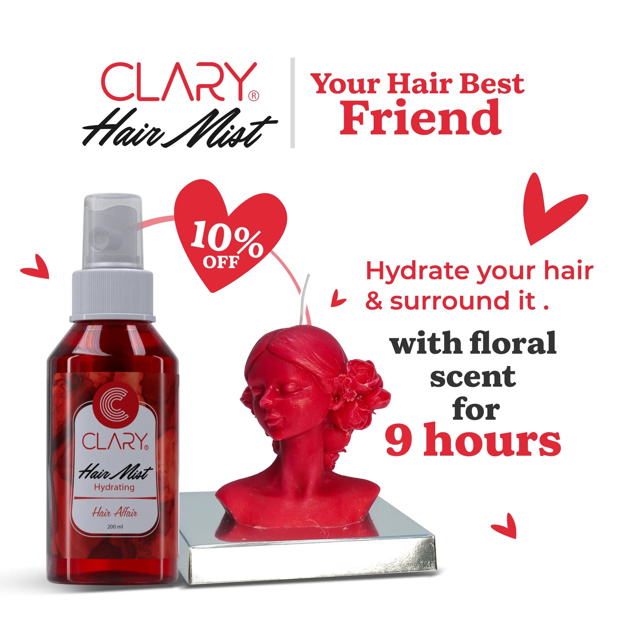 Clary Hair Mist 200 Ml - الصورة 2