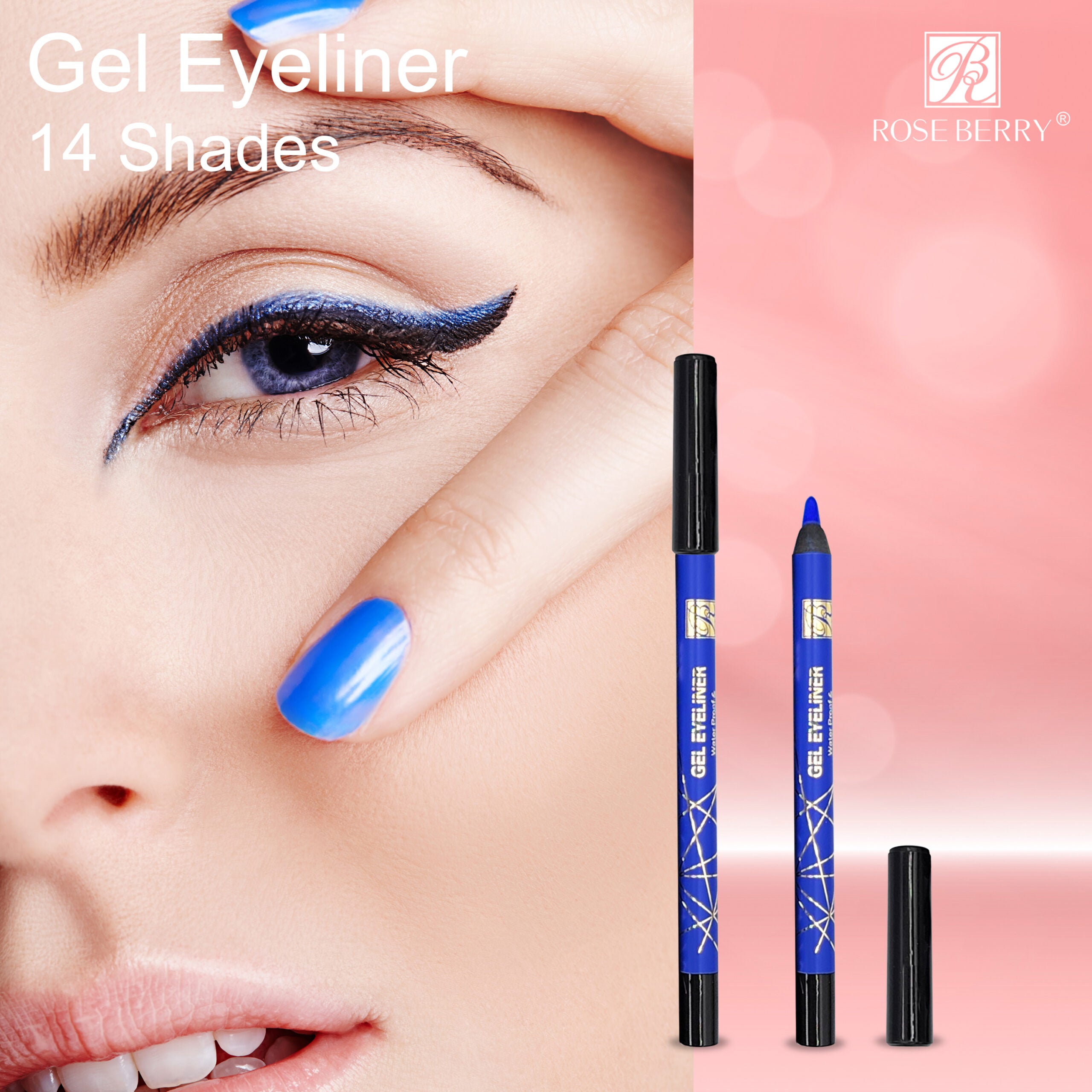 Rose Berry Gel Eyeliner waterproof - الصورة 4