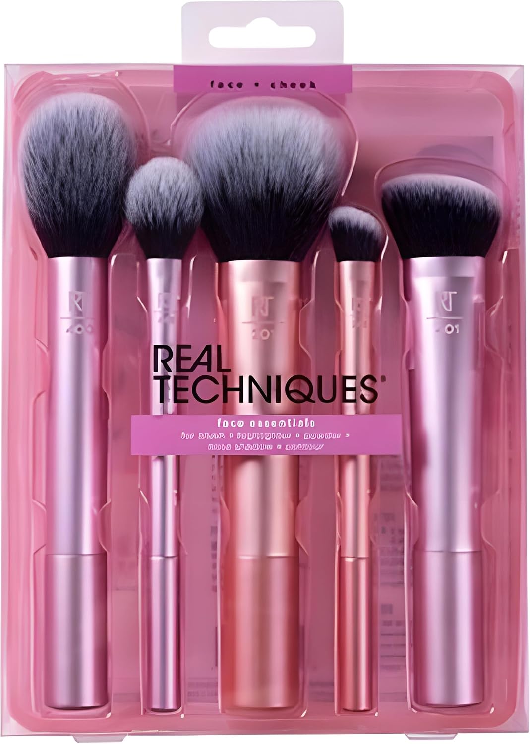 Real Techniques Face Essentials Makeup Brush Set - 5pcs