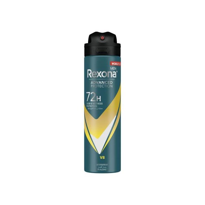 Rexona Men Advanced Protection 72H+ Antiperspirant مزيل عرق V8 بخاخ - 150مل