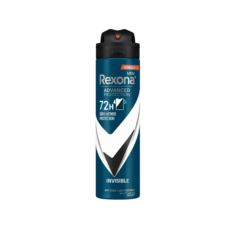 Rexona Men Invisible مضاد تعرق مزيل عرق بخاخ - 150مل