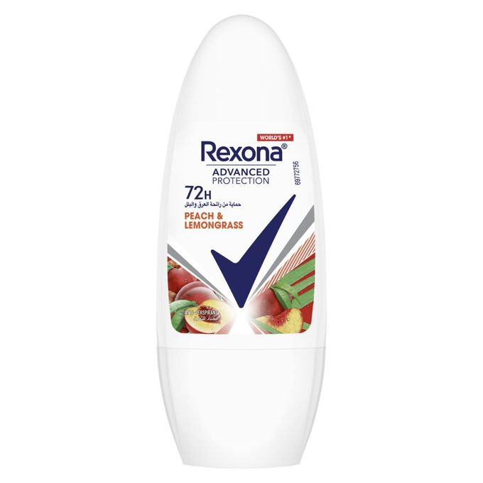 Rexona Peach Lemongrass Women مضاد تعرق رول أون 50مل