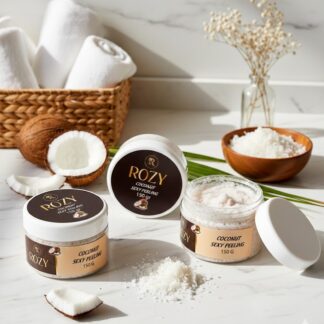 Rozy مقشر جسم جوز الهند و فانيليا &musk 150g