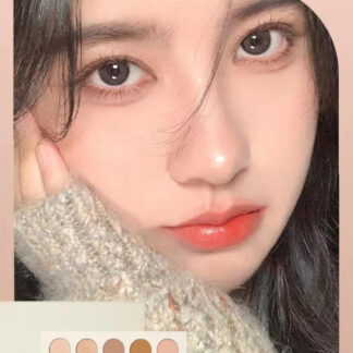 shein lucky me 25-Color Eyeshadow Palette With Cosmetic Brush