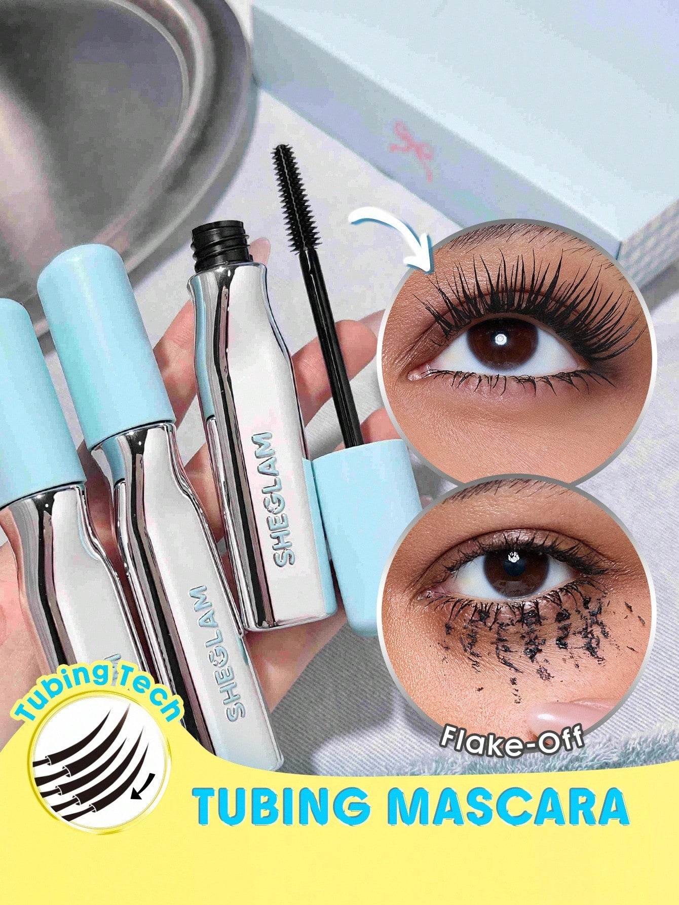 شيجلام Lashlighter Infinite Tubing ماسكارا - الصورة 2