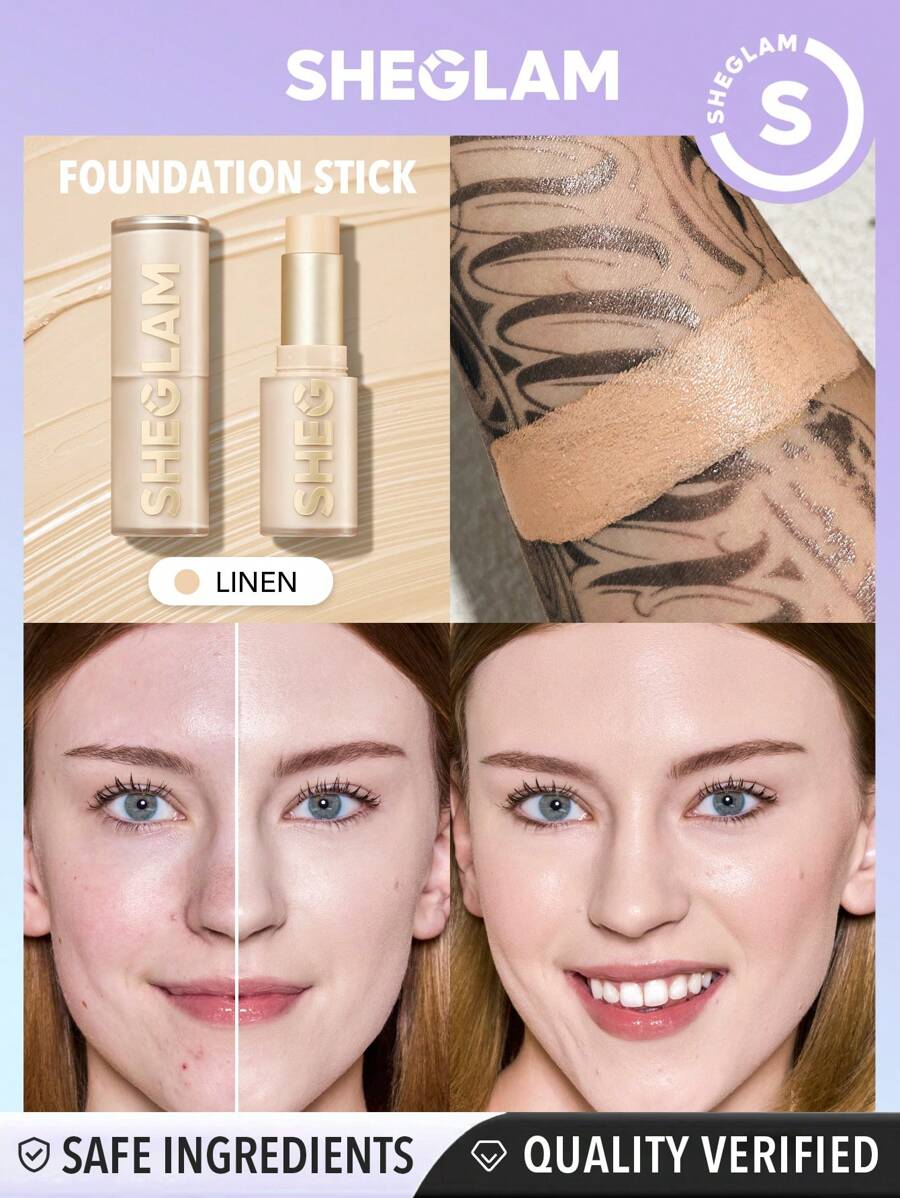 SHEGLAM Skin Magnet High Coverage Foundation Stick - الصورة 2