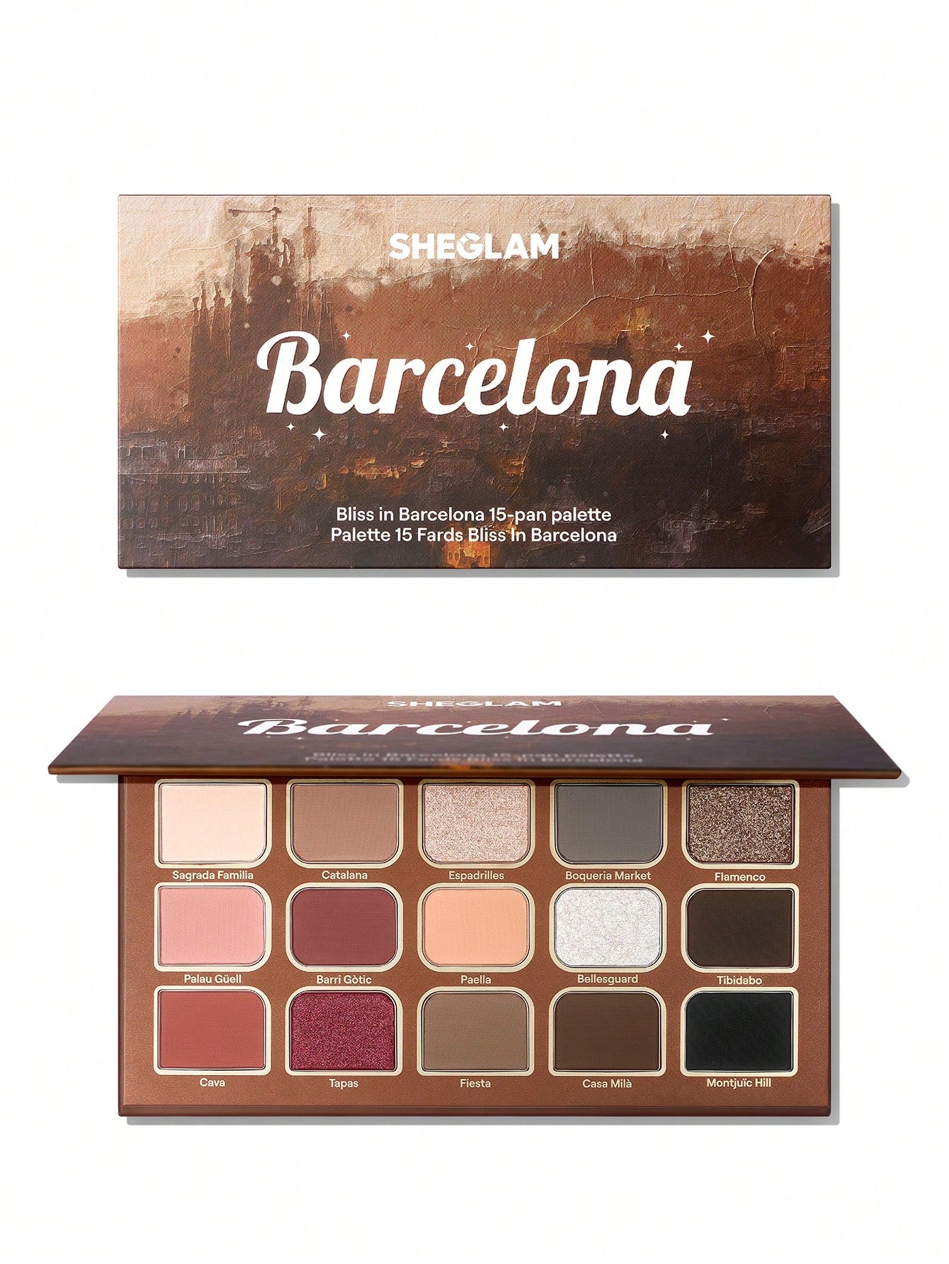 SHEGLAM Bliss In Barcelona 15 Pan Palette