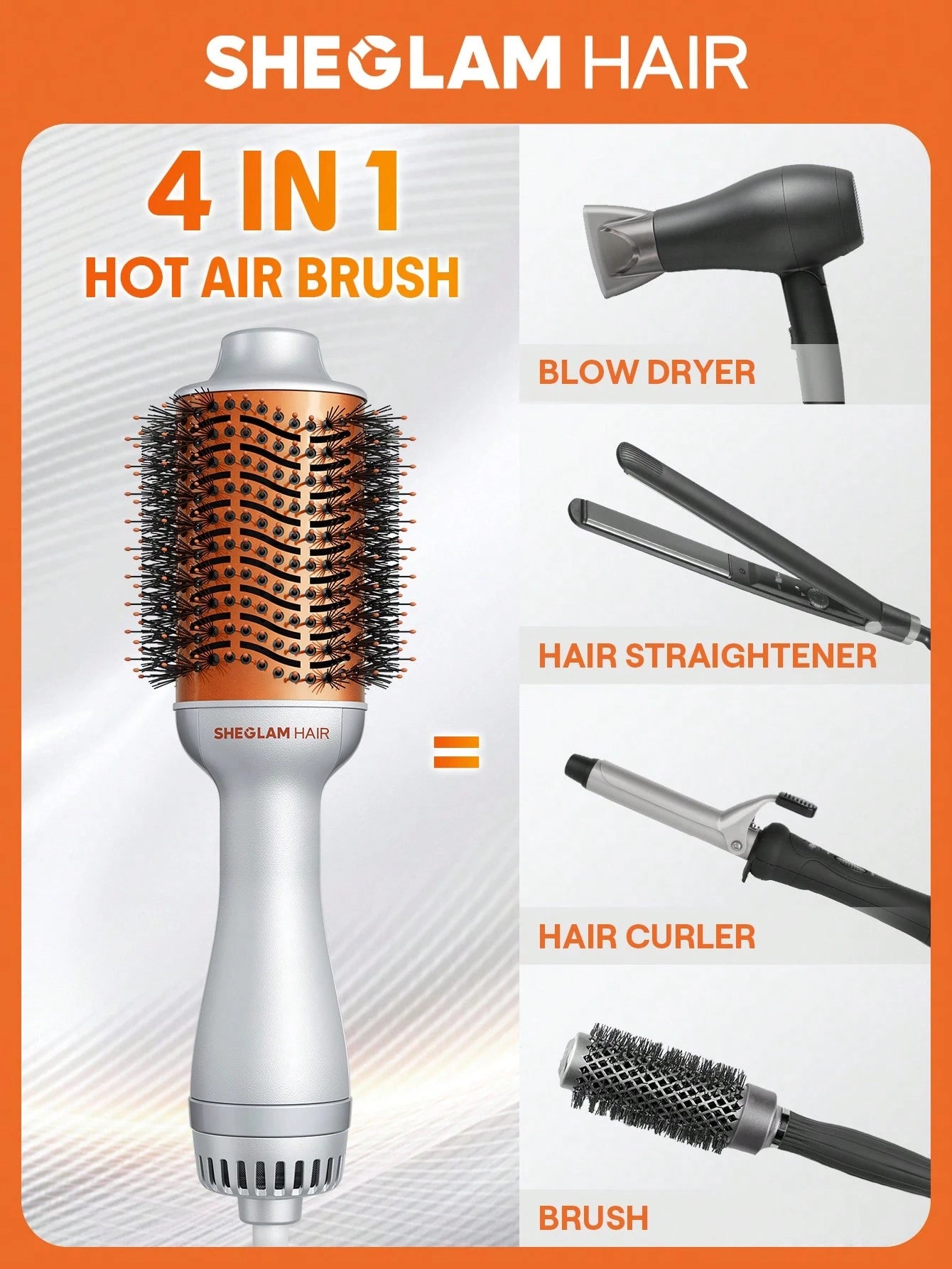 Sheglam Hair Blowout Bliss Volumizing Hot Air Brush 72mm - الصورة 2