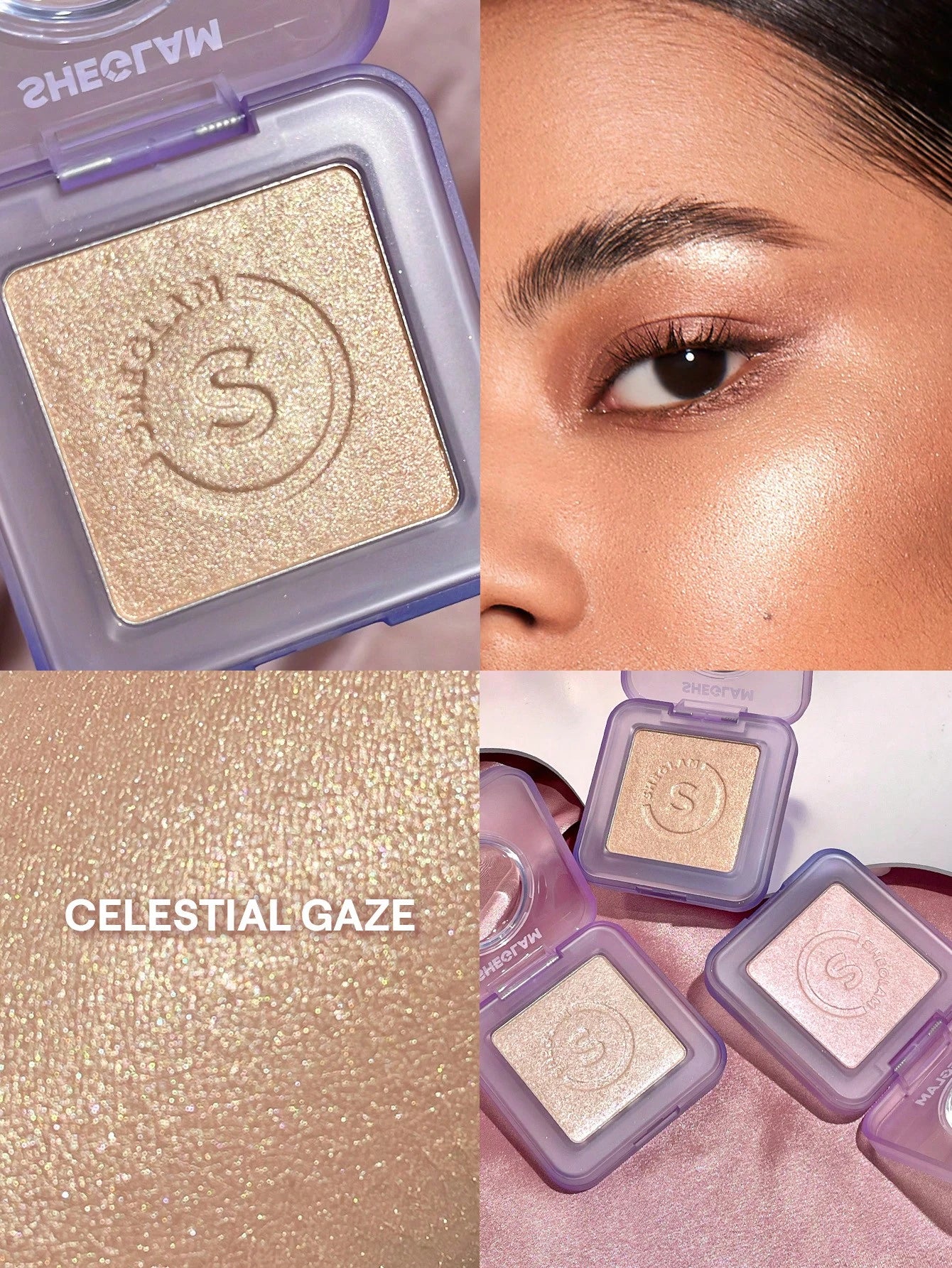 Sheglam Night Moon Highlighter with Constellation Glow - الصورة 2