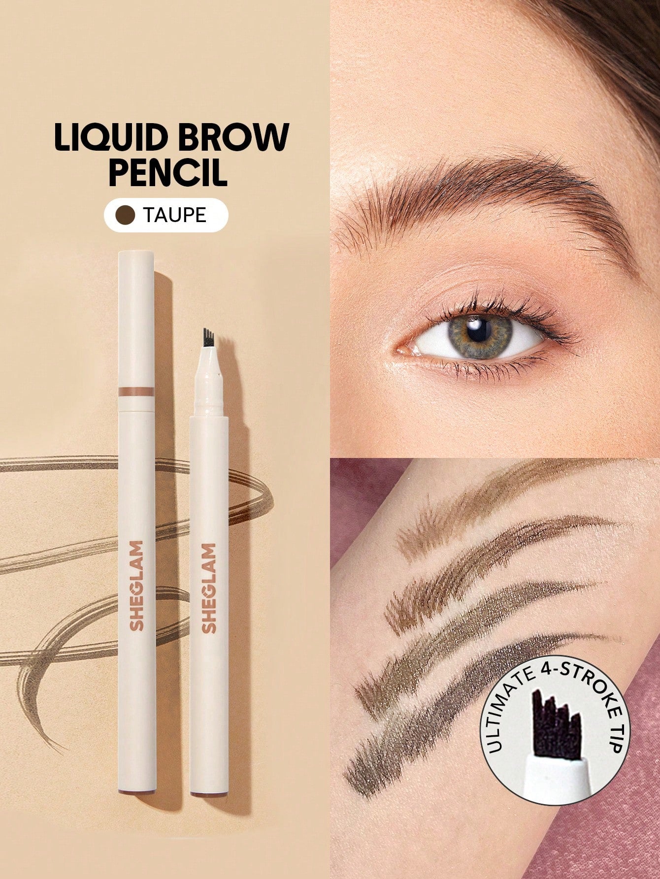 Sheglam feather better liquid eyebrow pencil - الصورة 2