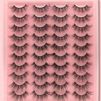 Shein 20 Pairs Mink Eyelashes Set