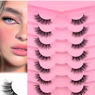 Shein 7 Pairs Full Strip Mink Eyelashes