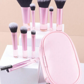 Shein Mini Makeup Brush Set 10 Pieces Pink